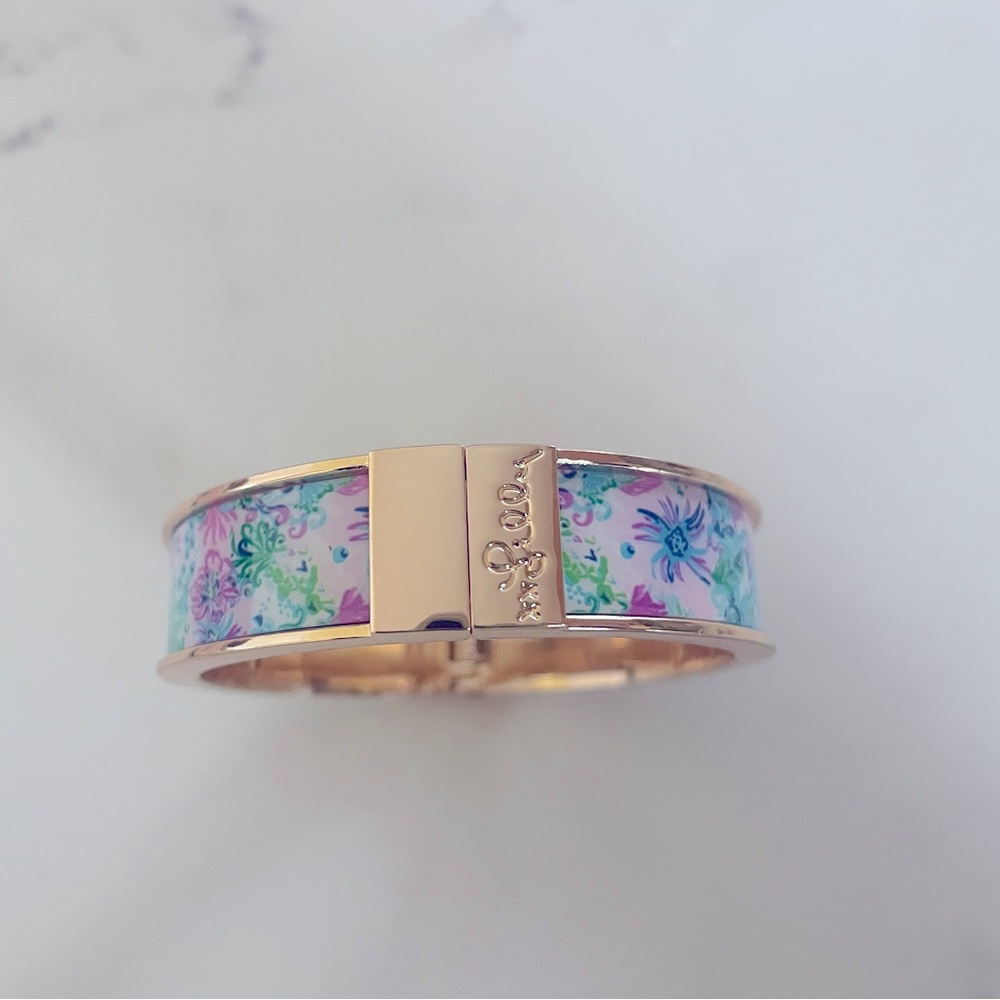 Lily Pulitzer NWT Wide Photodome Bangle